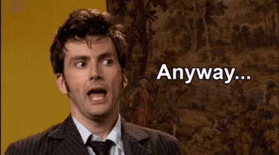 Man In Suit Saying Anyway GIF