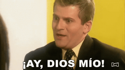 Man In Suit Saying Ay Dios Mio GIF