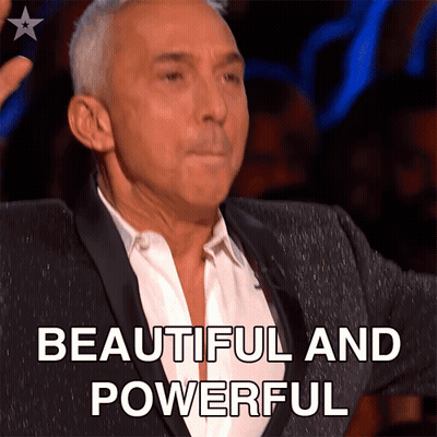 Man In Suit Saying Beautiful And Powerful GIF