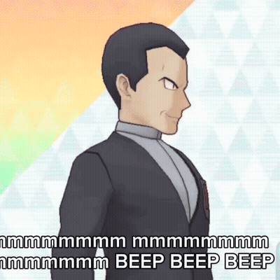 Man In Suit Saying Beep Beep Beep GIF