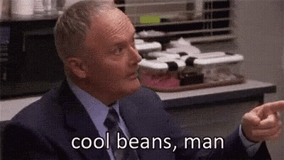 Man In Suit Saying Cool Beans GIF