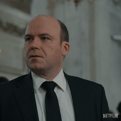 Man In Suit Saying Excuse Me GIF