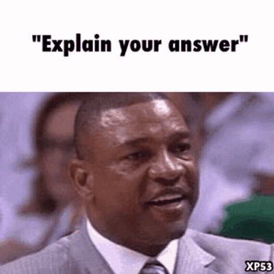 Man In Suit Saying Explain Your Answer GIF