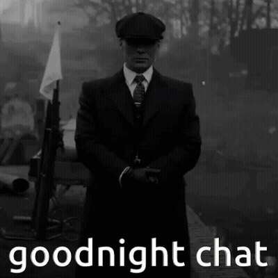 Man In Suit Saying Goodnight Chat GIF