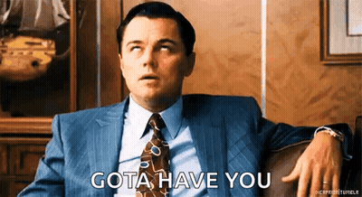 Man In Suit Saying Gota Have You GIF
