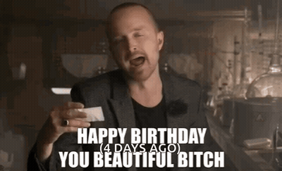 Man In Suit Saying Happy Birthday GIF