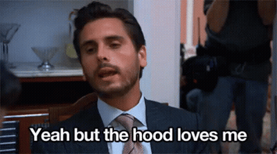 Man In Suit Saying Hood Loves Him GIF