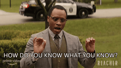 Man In Suit Saying How Do You Know GIF