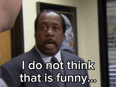 Man In Suit Saying I Do Not Think That Is Funny GIF