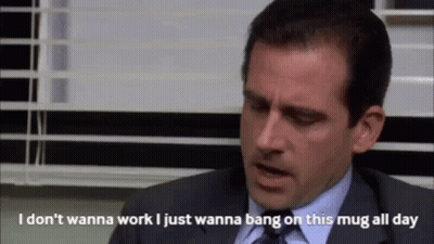 Man In Suit Saying I Don't Wanna Work GIF