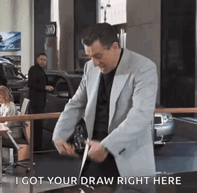 Man In Suit Saying I Got Your Draw GIF