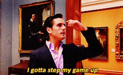 Man In Suit Saying I Gotta Step My Game Up GIF