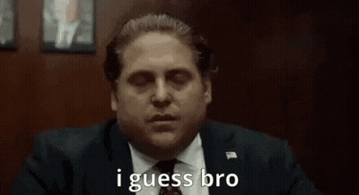 Man In Suit Saying I Guess Bro GIF