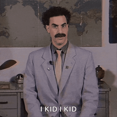 Man In Suit Saying I Kid I Kid GIF