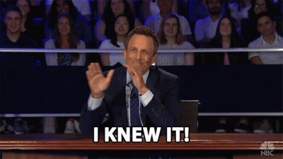 Man In Suit Saying I Knew It GIF