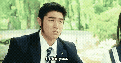 Man In Suit Saying I Like You GIF