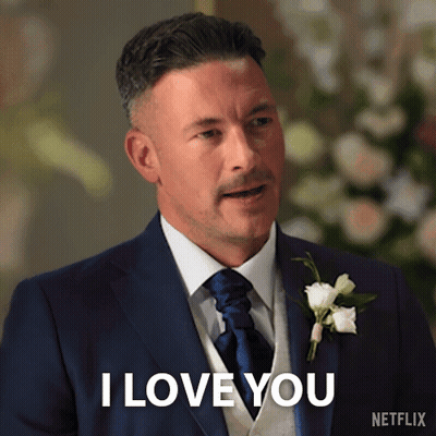 Man In Suit Saying I Love You GIF