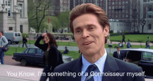 Man In Suit Saying I'm A Connaisseur Myself GIF