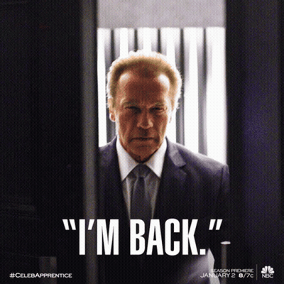 Man In Suit Saying I'm Back GIF