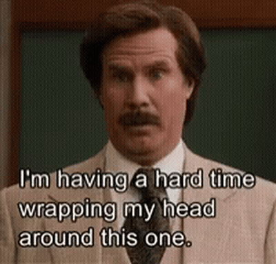 Man In Suit Saying I'm Having A Hard Time Wrapping My Head Around This One GIF