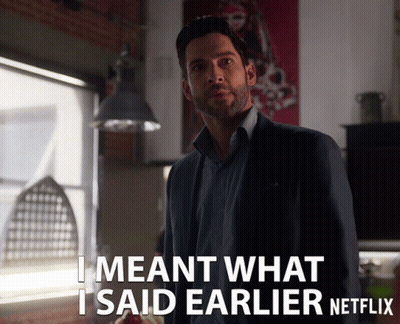 Man In Suit Saying I Meant What I Said GIF