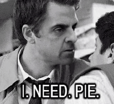 Man In Suit Saying I Need Pie GIF