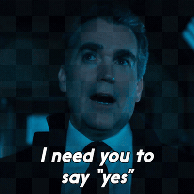 Man In Suit Saying I Need You To Say Yes GIF