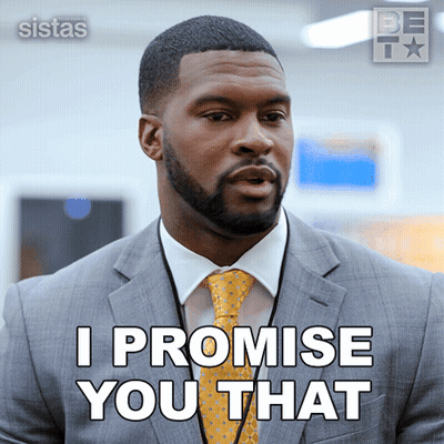 Man In Suit Saying I Promise You That GIF