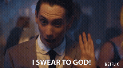 Man In Suit Saying I Swear To God GIF
