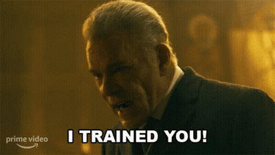 Man In Suit Saying I Trained You GIF