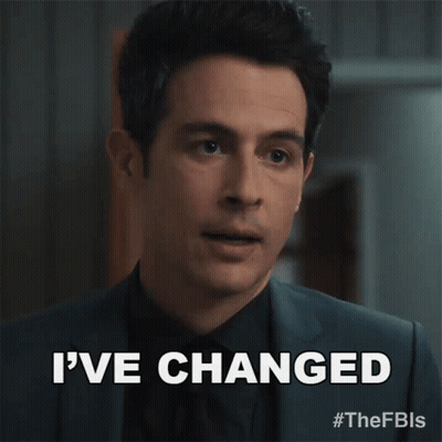Man In Suit Saying I've Changed GIF