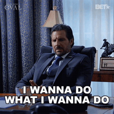 Man In Suit Saying I Wanna Do What I Wanna Do GIF
