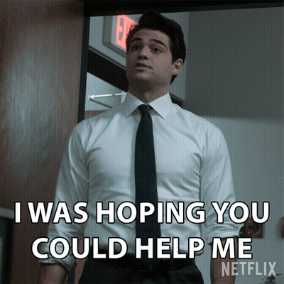 Man In Suit Saying I Was Hoping You Could Help Me Netflix GIF