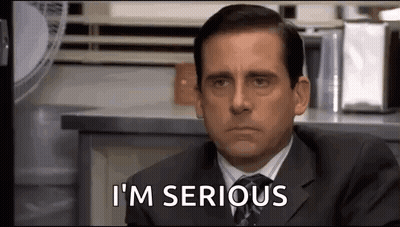 Man In Suit Saying Im Serious GIF