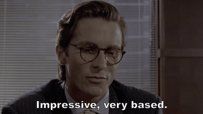 Man In Suit Saying Impressive Very Based GIF