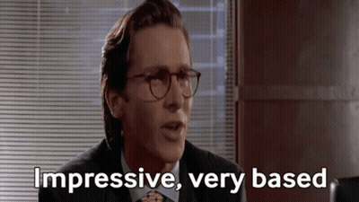 Man In Suit Saying Impressive Very Based GIF