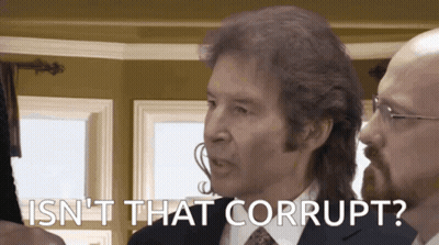 Man In Suit Saying Isn't That Corrupt GIF
