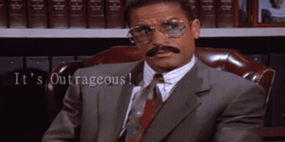 Man In Suit Saying It's Outrageous GIF