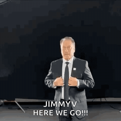 Man In Suit Saying Jimmyv Here We Go GIF
