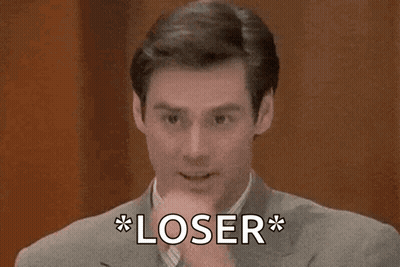 Man In Suit Saying Loser GIF