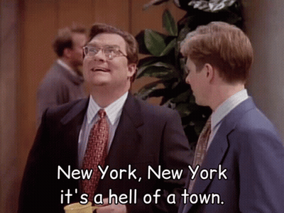 Man In Suit Saying New York GIF