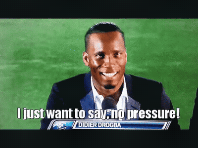 Man In Suit Saying No Pressure GIF