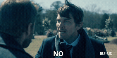Man In Suit Saying No To Another Man GIF