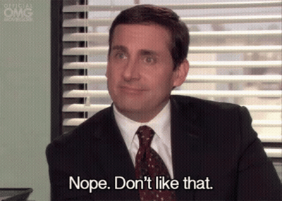 Man In Suit Saying Nope GIF