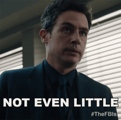 Man In Suit Saying Not Even Little GIF