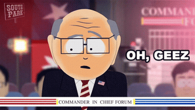Man In Suit Saying Oh Geez GIF