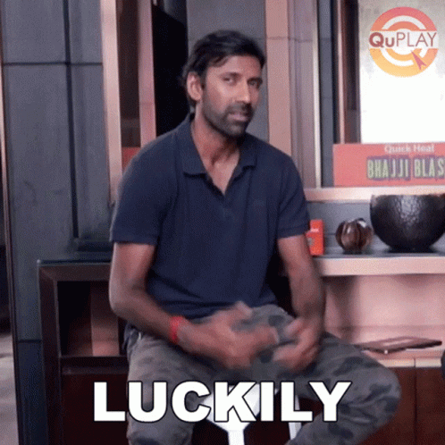 Man In Suit Saying Oh Thank God GIF