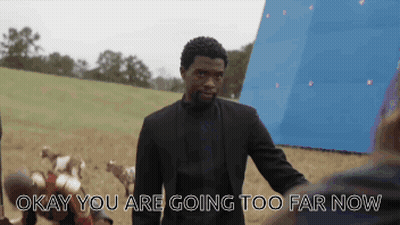 Man In Suit Saying Okay You Are Going Too Far Now GIF