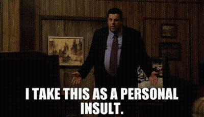 Man In Suit Saying Personal Insult GIF