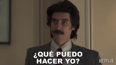 Man In Suit Saying Que Puedo Hacer Yo GIF